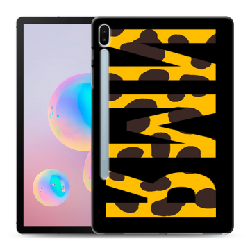 Силиконовый чехол на Samsung Galaxy Tab S6 с принтом ИМЯ