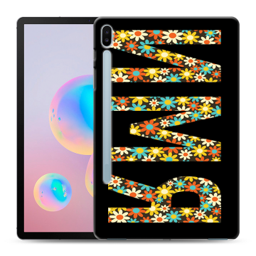 Силиконовый чехол на Samsung Galaxy Tab S6 с принтом ИМЯ
