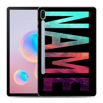 Силиконовый чехол на Samsung Galaxy Tab S6 с принтом NAME
