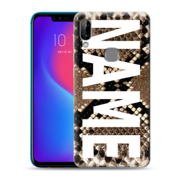 Силиконовый чехол на Lenovo S5 Pro с принтом NAME