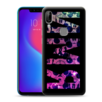 Силиконовый чехол на Lenovo S5 Pro с принтом ИМЯ
