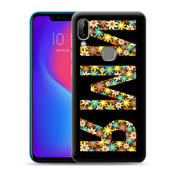 Силиконовый чехол на Lenovo S5 Pro с принтом ИМЯ