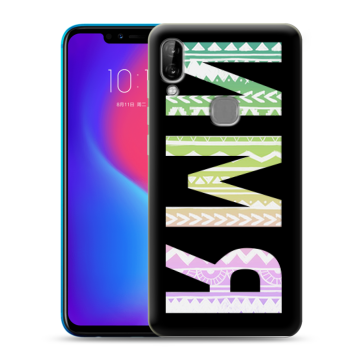 Силиконовый чехол на Lenovo S5 Pro с принтом ИМЯ