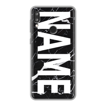Силиконовый чехол на Lenovo K5 Pro с принтом NAME