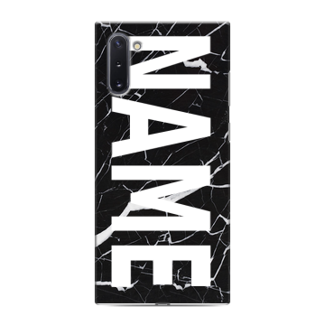 Силиконовый чехол на Samsung Galaxy Note 10 с принтом NAME