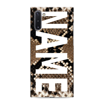 Силиконовый чехол на Samsung Galaxy Note 10 с принтом NAME