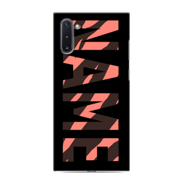 Силиконовый чехол на Samsung Galaxy Note 10 с принтом NAME