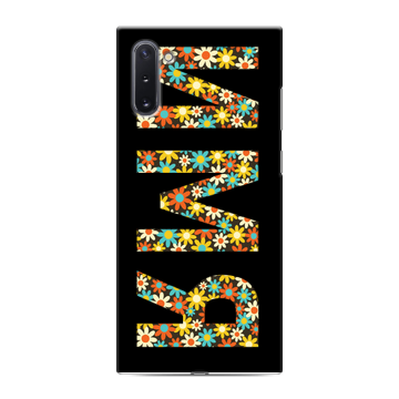 Силиконовый чехол на Samsung Galaxy Note 10 с принтом ИМЯ