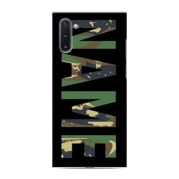 Силиконовый чехол на Samsung Galaxy Note 10 с принтом NAME