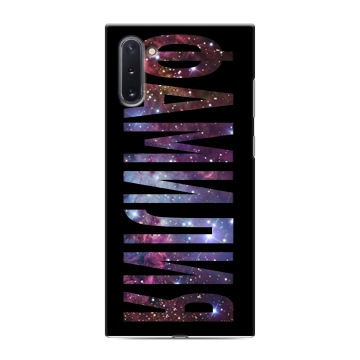 Силиконовый чехол на Samsung Galaxy Note 10 с принтом ФАМИЛИЯ