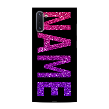 Силиконовый чехол на Samsung Galaxy Note 10 с принтом NAME