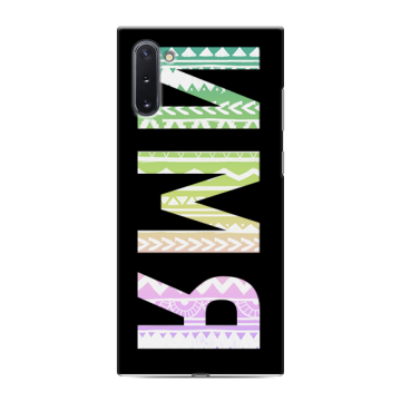 Силиконовый чехол на Samsung Galaxy Note 10 с принтом ИМЯ