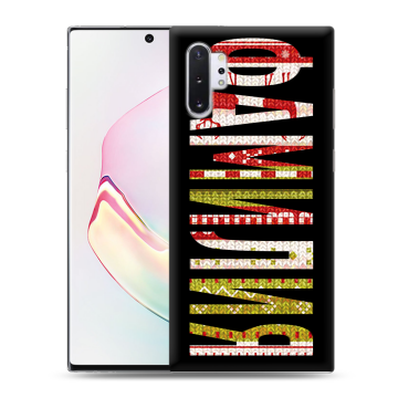 Силиконовый чехол на Samsung Galaxy Note 10 Plus с принтом ФАМИЛИЯ
