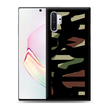 Силиконовый чехол на Samsung Galaxy Note 10 Plus с принтом NAME