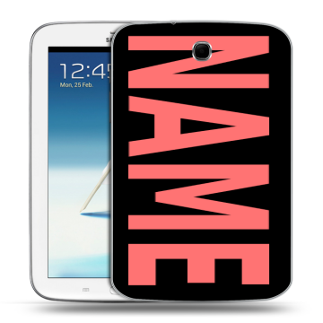 Силиконовый чехол на Samsung Galaxy Note 8.0 с принтом NAME