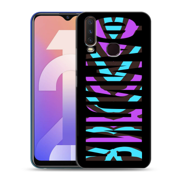 Силиконовый чехол на Vivo Y12 с принтом ФАМИЛИЯ