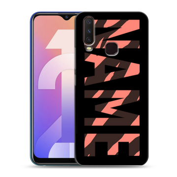 Силиконовый чехол на Vivo Y12 с принтом NAME