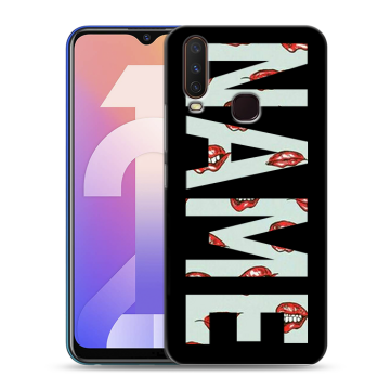 Силиконовый чехол на Vivo Y12 с принтом NAME