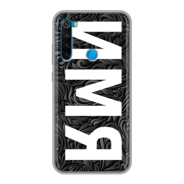 Силиконовый чехол на Xiaomi RedMi Note 8 с принтом ИМЯ