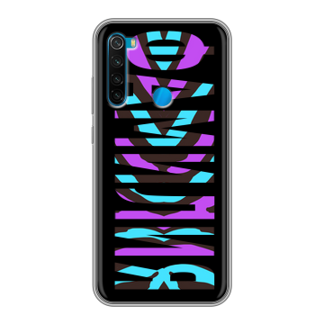 Силиконовый чехол на Xiaomi RedMi Note 8 с принтом ФАМИЛИЯ