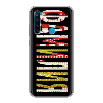Силиконовый чехол на Xiaomi RedMi Note 8 с принтом ФАМИЛИЯ