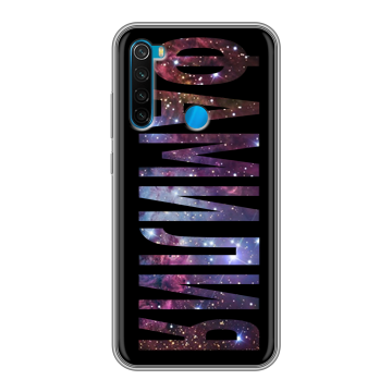 Силиконовый чехол на Xiaomi RedMi Note 8 с принтом ФАМИЛИЯ