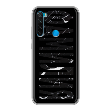 Силиконовый чехол на Xiaomi RedMi Note 8 с принтом ФАМИЛИЯ
