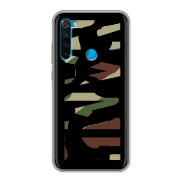 Силиконовый чехол на Xiaomi RedMi Note 8 с принтом NAME