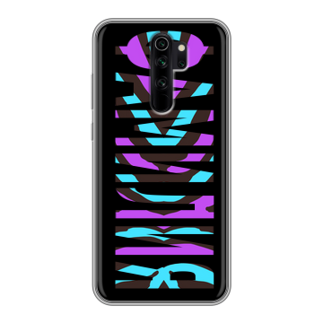 Силиконовый чехол на Xiaomi RedMi Note 8 Pro с принтом ФАМИЛИЯ