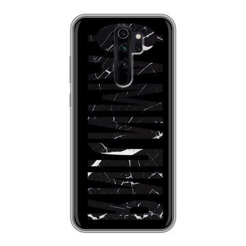 Силиконовый чехол на Xiaomi RedMi Note 8 Pro с принтом ФАМИЛИЯ