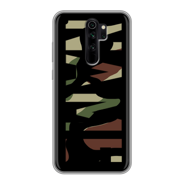 Силиконовый чехол на Xiaomi RedMi Note 8 Pro с принтом NAME
