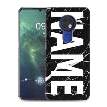 Силиконовый чехол на Nokia 6.2 с принтом NAME