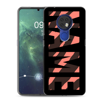 Силиконовый чехол на Nokia 6.2 с принтом NAME