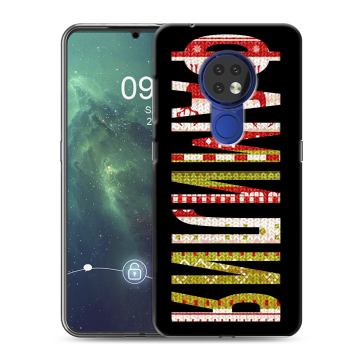Силиконовый чехол на Nokia 6.2 с принтом ФАМИЛИЯ
