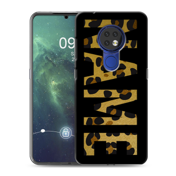 Силиконовый чехол на Nokia 6.2 с принтом NAME