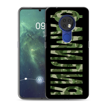 Силиконовый чехол на Nokia 6.2 с принтом ФАМИЛИЯ