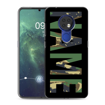 Силиконовый чехол на Nokia 6.2 с принтом NAME