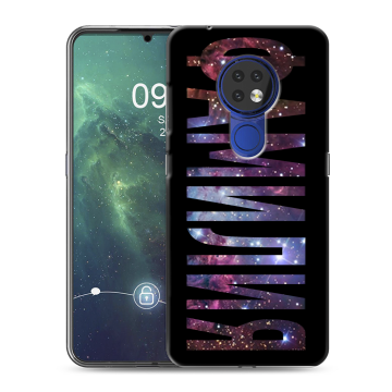 Силиконовый чехол на Nokia 6.2 с принтом ФАМИЛИЯ