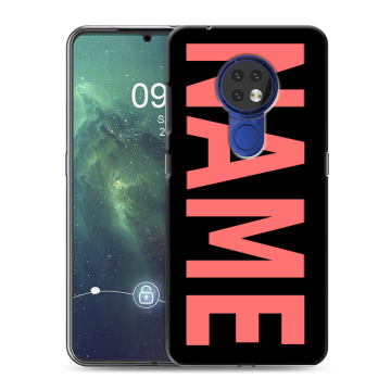 Силиконовый чехол на Nokia 6.2 с принтом NAME