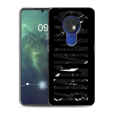 Силиконовый чехол на Nokia 6.2 с принтом ФАМИЛИЯ