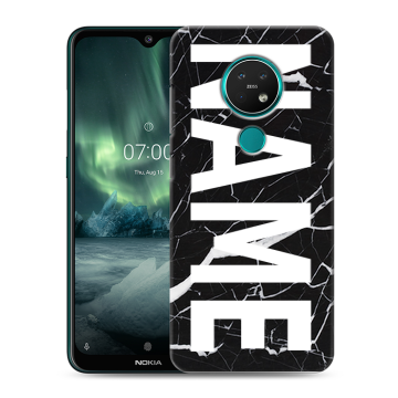 Силиконовый чехол на Nokia 7.2 с принтом NAME