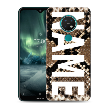 Силиконовый чехол на Nokia 7.2 с принтом NAME