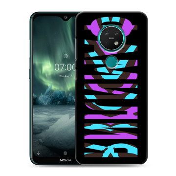 Силиконовый чехол на Nokia 7.2 с принтом ФАМИЛИЯ