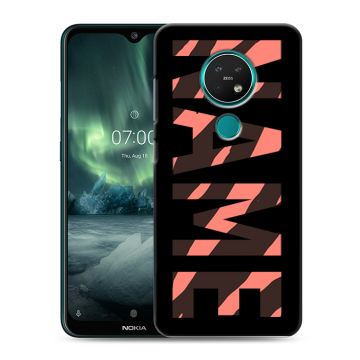 Силиконовый чехол на Nokia 7.2 с принтом NAME