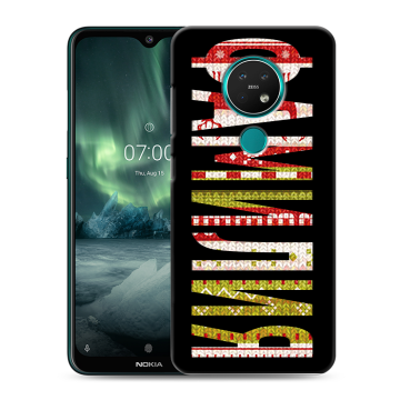 Силиконовый чехол на Nokia 7.2 с принтом ФАМИЛИЯ