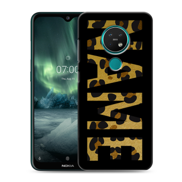 Силиконовый чехол на Nokia 7.2 с принтом NAME