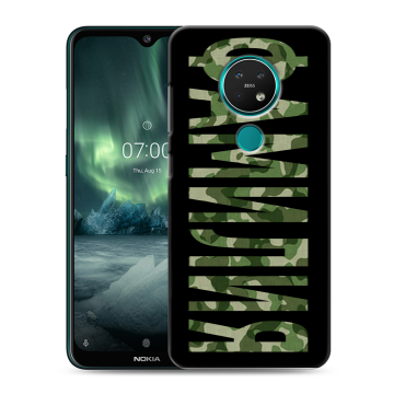 Силиконовый чехол на Nokia 7.2 с принтом ФАМИЛИЯ