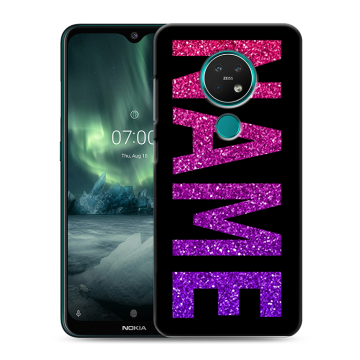 Силиконовый чехол на Nokia 7.2 с принтом NAME