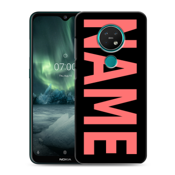Силиконовый чехол на Nokia 7.2 с принтом NAME