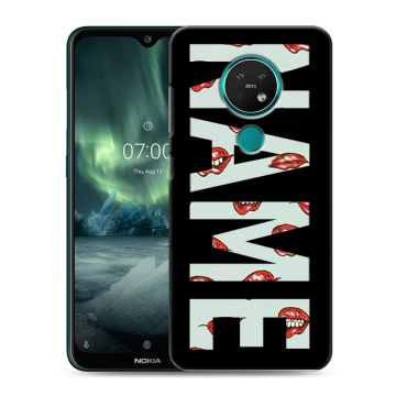 Силиконовый чехол на Nokia 7.2 с принтом NAME